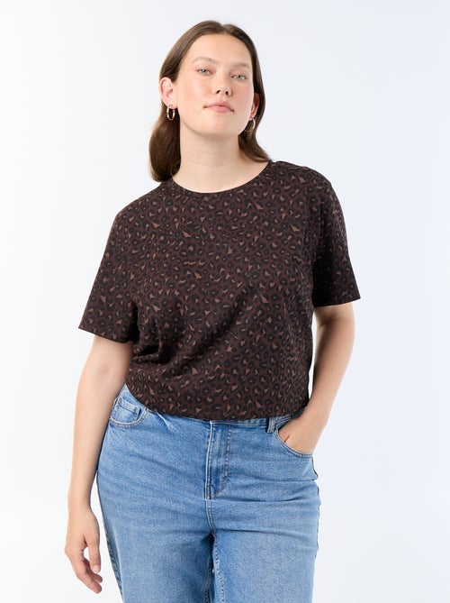 T-shirt à manches courtes avec imprimé - Kiabi