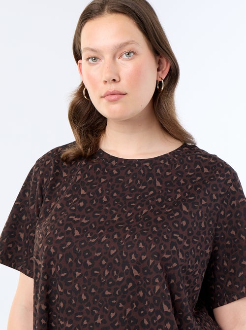 T-shirt à manches courtes avec imprimé - Kiabi
