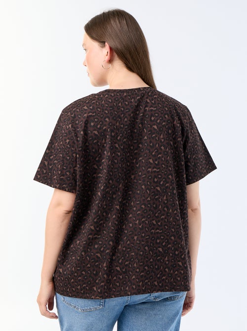 T-shirt à manches courtes avec imprimé - Kiabi