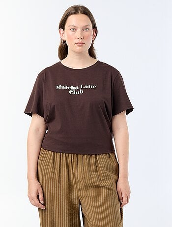 T-shirt à manches courtes avec imprimé