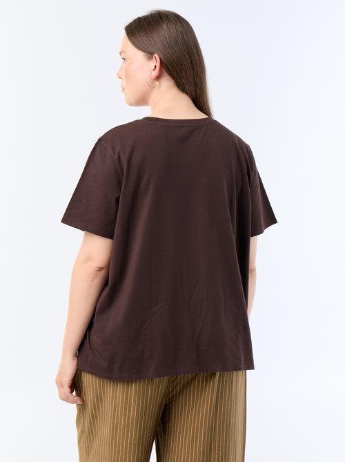 T-shirt à manches courtes avec imprimé - Kiabi
