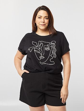 T-shirt à manches courtes avec imprimé