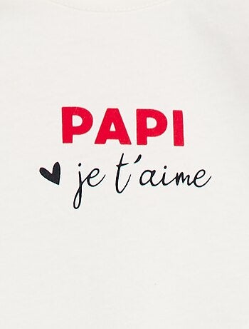 T-shirt à manches courtes avec imprimé 'Mami'