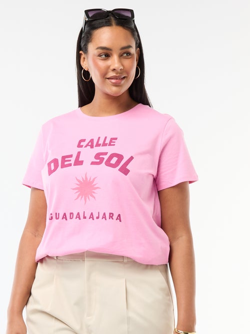 T-shirt à manches courtes avec imprimé - Kiabi