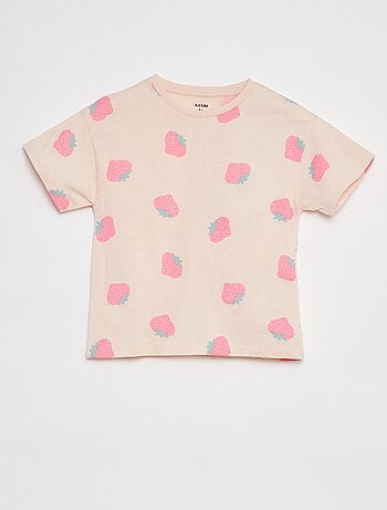 T-shirt à manches courtes avec imprimé