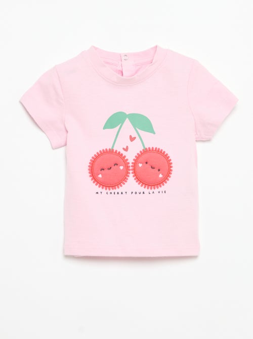 T-shirt à manches courtes avec imprimé - Kiabi
