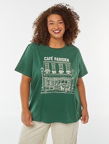 T-shirt à manches courtes avec imprimé