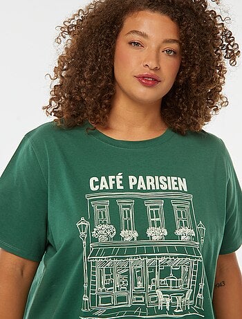 T-shirt à manches courtes avec imprimé