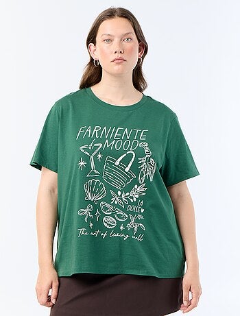 T-shirt à manches courtes avec imprimé