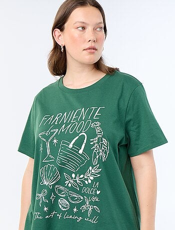 T-shirt à manches courtes avec imprimé