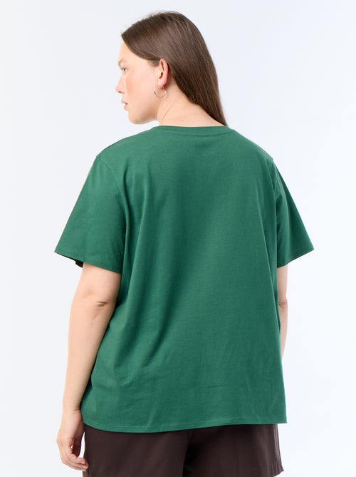 T-shirt à manches courtes avec imprimé - Kiabi