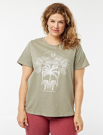 T-shirt à manches courtes avec imprimé