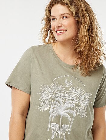 T-shirt à manches courtes avec imprimé