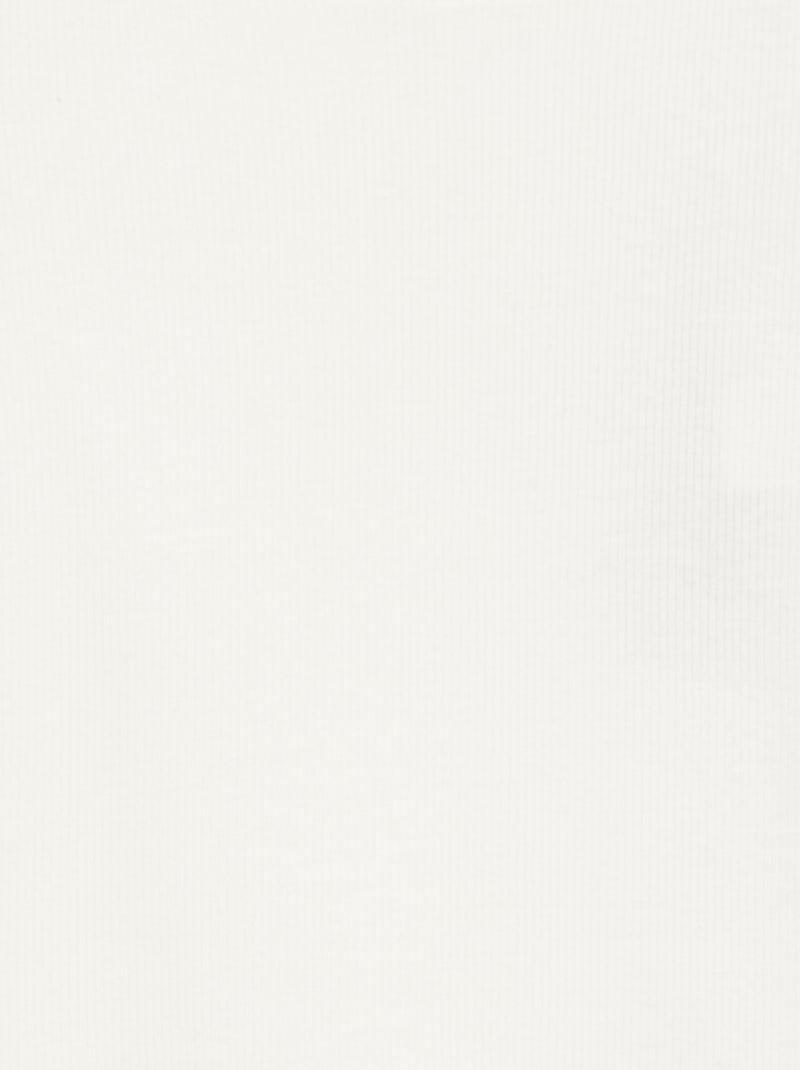T-shirt à manches courtes avec nœuds Blanc - Kiabi