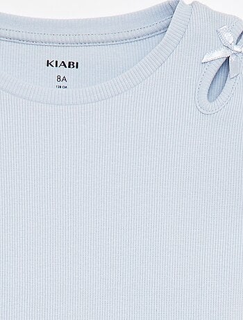 T-shirt à manches courtes avec nœuds décoratifs