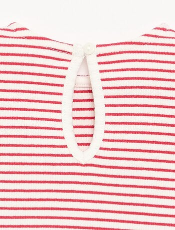 T-shirt à manches courtes avec nœuds
