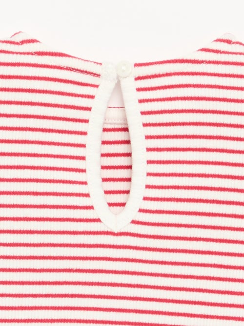 T-shirt à manches courtes avec nœuds - Kiabi T-shirt à manches courtes avec nœuds - Kiabi