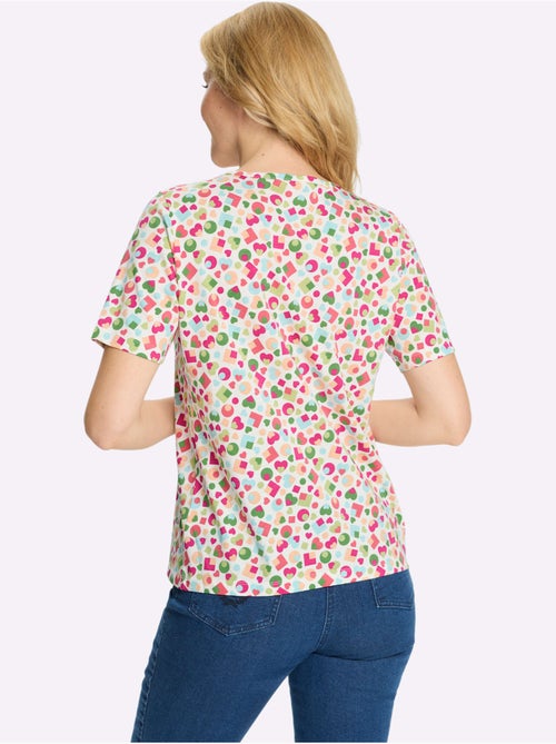 T-shirt à manches courtes avec plis sous l'encolure - Taille standard - Moda Vilona - Kiabi T-shirt à manches courtes avec plis sous l'encolure - Taille standard - Moda Vilona - Kiabi