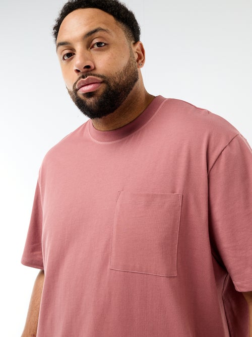 T-shirt à manches courtes avec poche poitrine - Kiabi