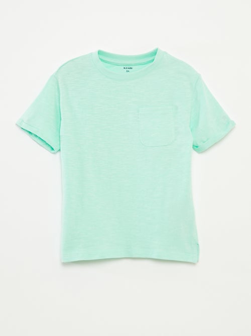T-shirt à manches courtes avec poche - Kiabi