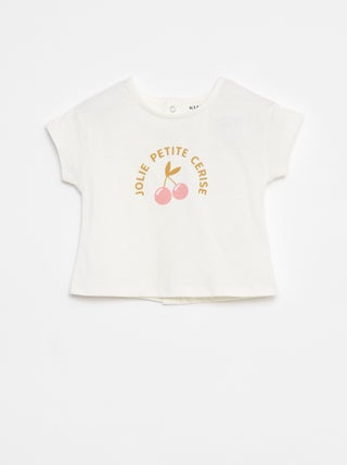 T-shirt à manches courtes avec print