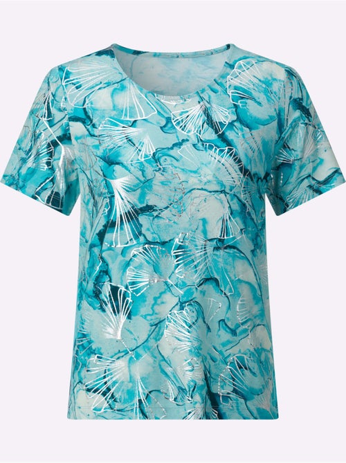 T-shirt à Manches Courtes Avec Viscose (ecovero) - Taille Standard - Helline - Kiabi T-shirt à Manches Courtes Avec Viscose (ecovero) - Taille Standard - Helline - Kiabi