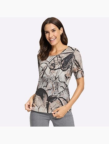 T-shirt à Manches Courtes Avec Viscose (ecovero) - Taille Standard - Witt