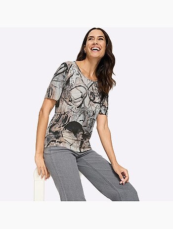 T-shirt à Manches Courtes Avec Viscose (ecovero) - Taille Standard - Witt