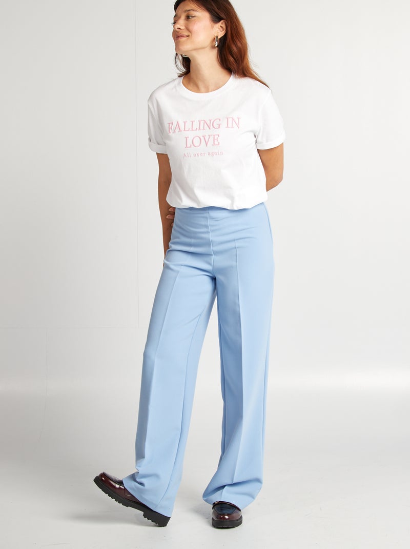 T-shirt à manches courtes Blanc - Kiabi