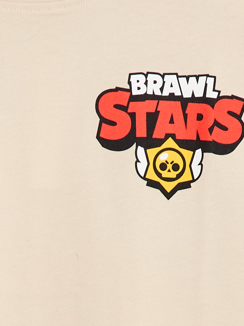 T-shirt à manches courtes 'Brawl Stars' Beige - Kiabi
