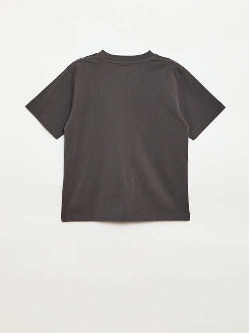 T-shirt à manches courtes brodé - Kiabi