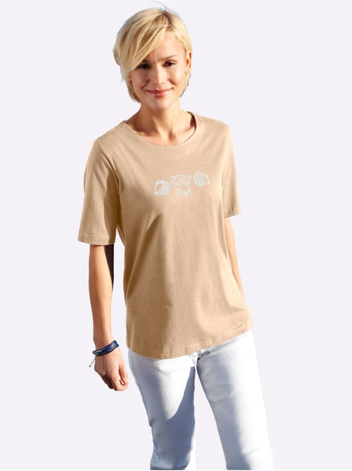 T-shirt à Manches Courtes Coupe Confortable - Taille Standard - Witt - Kiabi