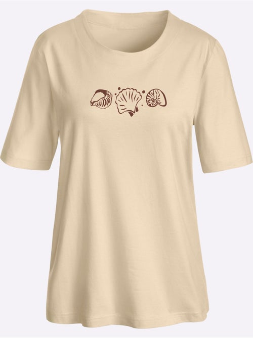T-shirt à Manches Courtes Coupe Confortable - Taille Standard - Witt - Kiabi