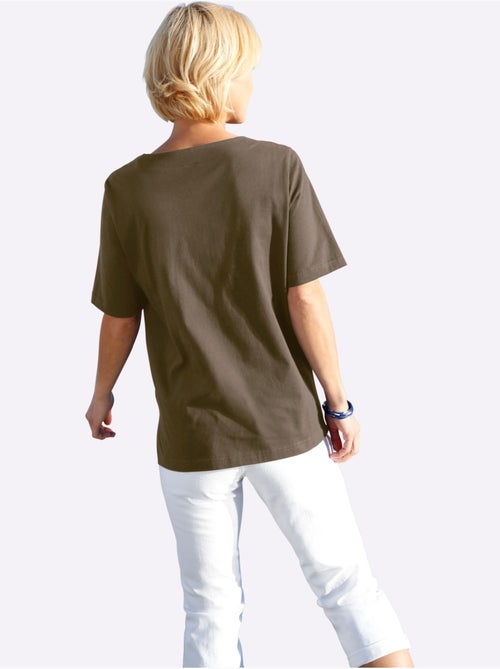 T-shirt à Manches Courtes Coupe Confortable - Taille Standard - Witt - Kiabi