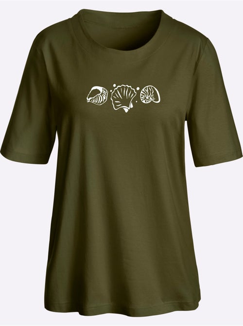 T-shirt à Manches Courtes Coupe Confortable - Taille Standard - Witt - Kiabi