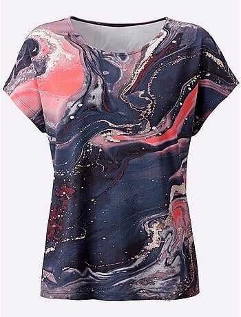 T-shirt à Manches Courtes Coupe Décontractée Aux épaules - Taille Standard - Helline