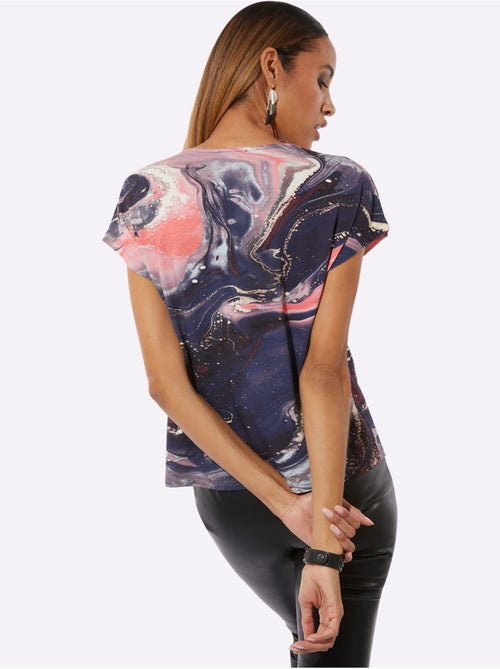 T-shirt à Manches Courtes Coupe Décontractée Aux épaules - Taille Standard - helline - Kiabi