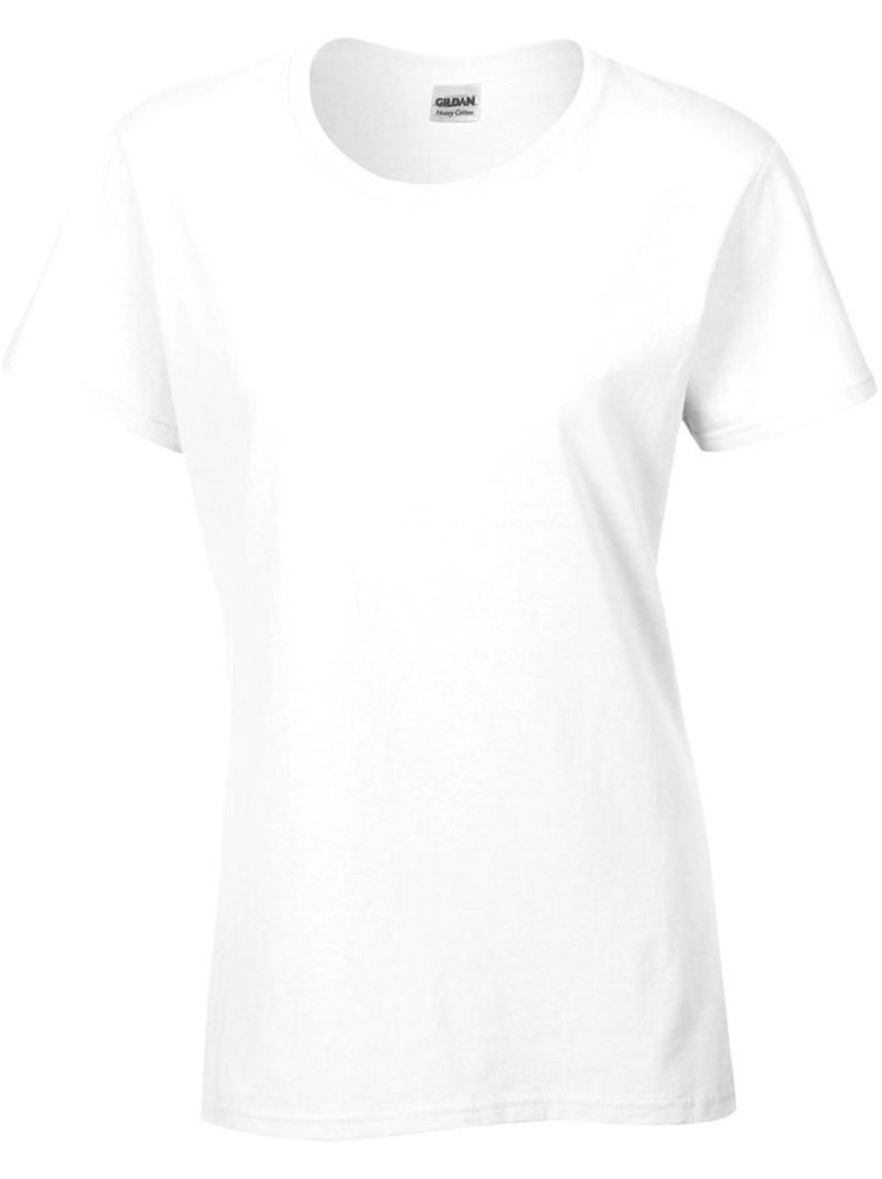 T-shirt à manches courtes coupe féminine - gildan Blanc - Kiabi
