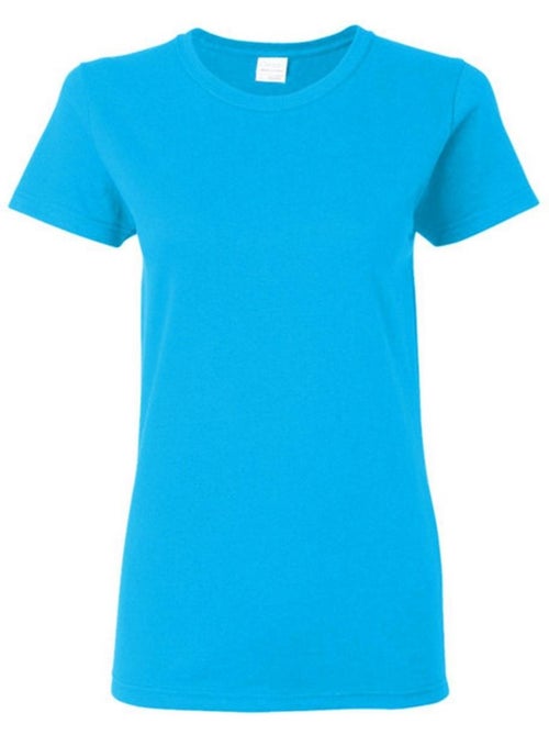 T-shirt à manches courtes coupe féminine - gildan - Kiabi