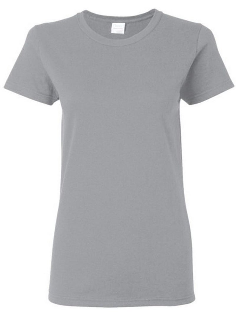 T-shirt à manches courtes coupe féminine - gildan Gris - Kiabi