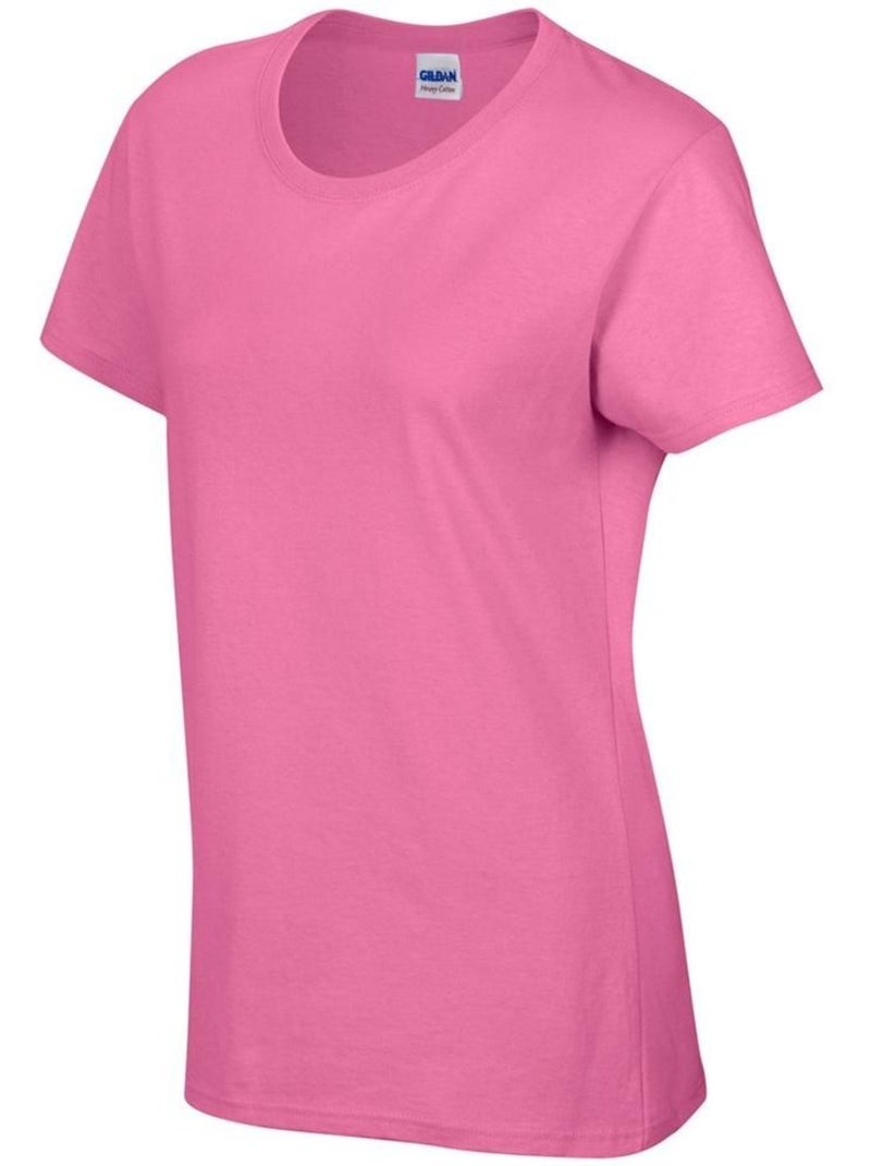 T-shirt à manches courtes coupe féminine - gildan Rose - Kiabi
