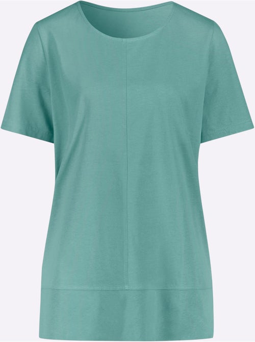 T-shirt à Manches Courtes Coupe Longue - Taille Standard - Moda Vilona - Kiabi