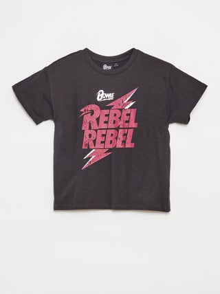 T-shirt à manches courtes 'David Bowie'