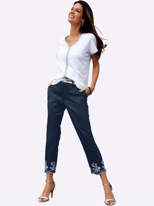 T-shirt à Manches Courtes Détails Argentés - Taille Standard - Witt - Kiabi