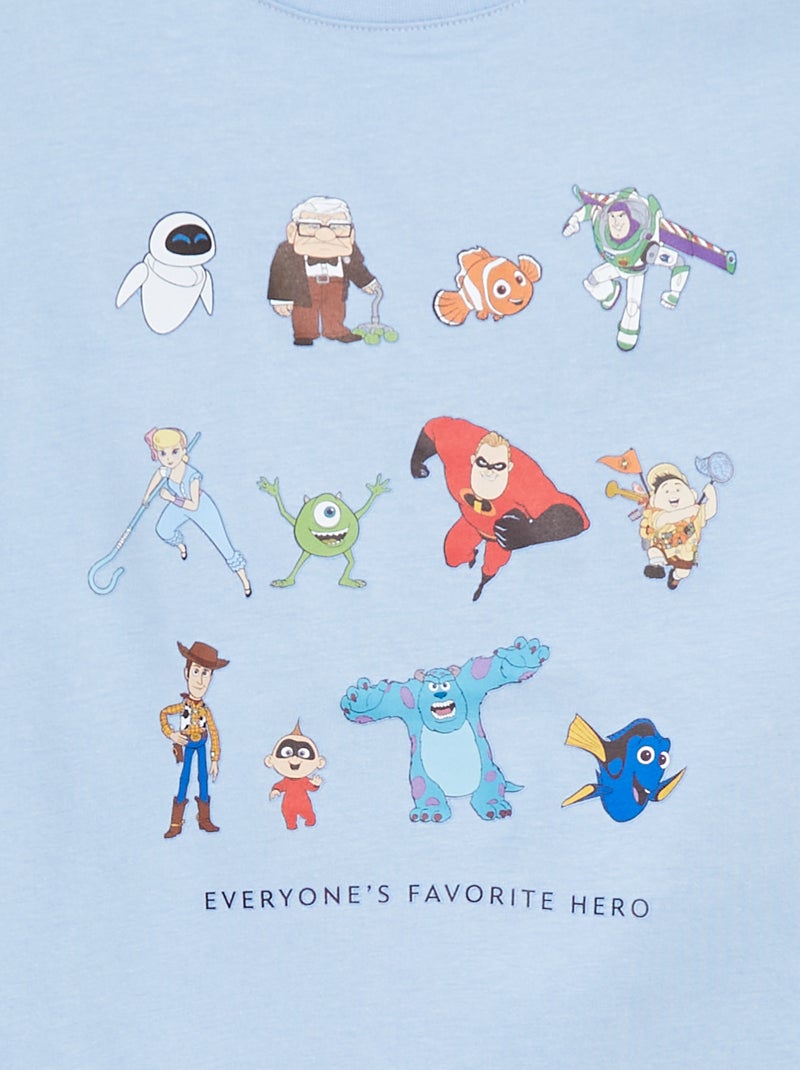 T-shirt à manches courtes 'Disney' BLEU - Kiabi
