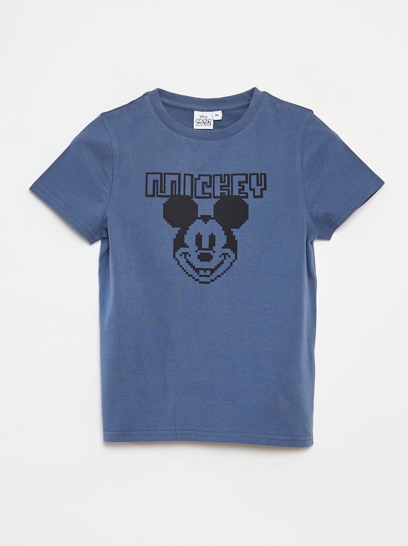 T-shirt à manches courtes 'Disney' Bleu - Kiabi
