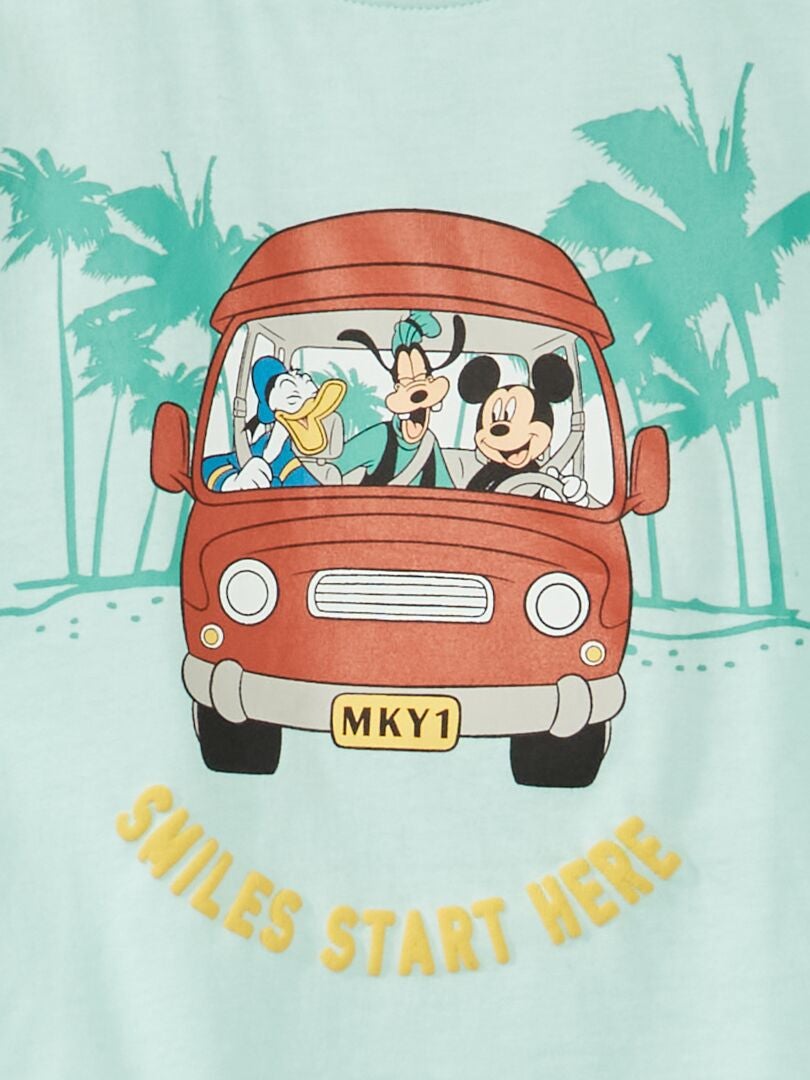 T-shirt à manches courtes 'Disney' bleu - Kiabi