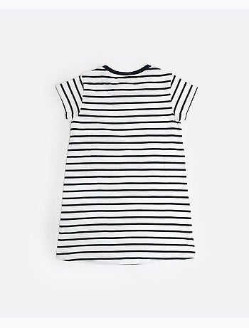 T-shirt à manches courtes Disney Mickey Patch pour fille