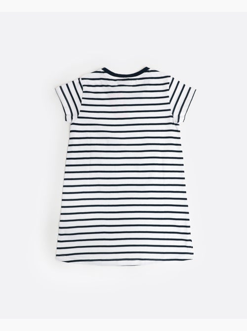 T-shirt à manches courtes Disney Mickey Patch pour fille - Kiabi