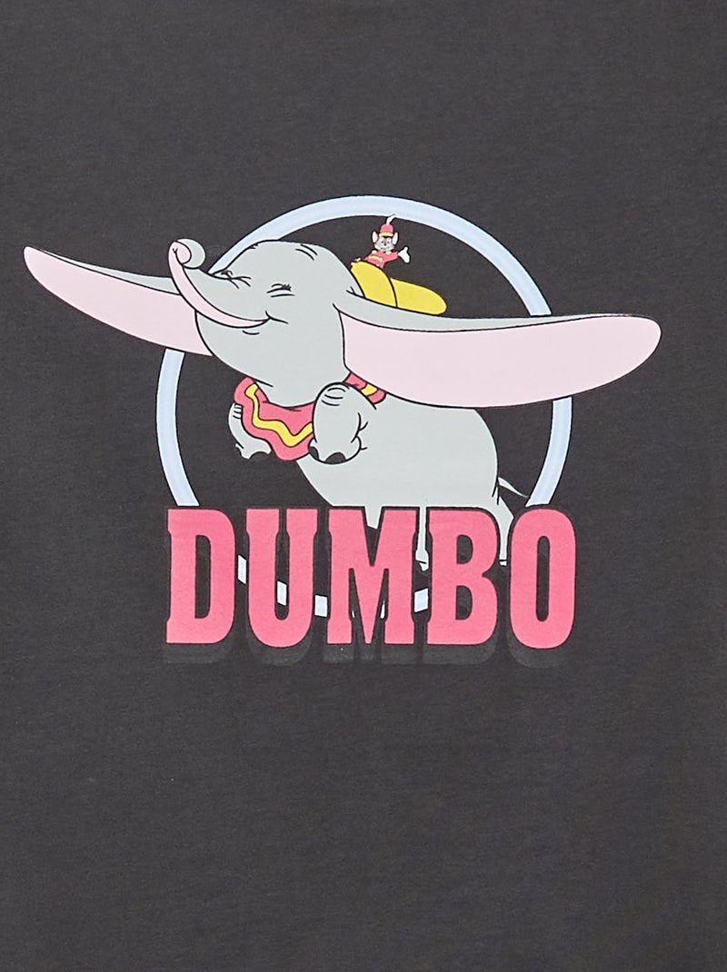 T-shirt à manches courtes 'Disney' Noir - Kiabi